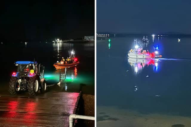 A fishing boat was brought to safety and stopped from ending up in the shipping lane in Portsmouth.