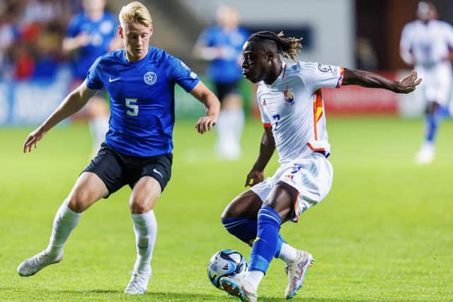 Pompey target Rocco Shein in action for Estonia. Pic Getty