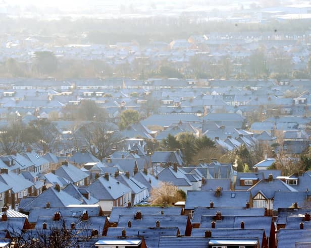 A dusting of snow on Portsdown Hill overlooking Portsmouth, on Monday, January 5, 2026.