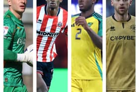 From left to right: Sam Tickle, Djibril Soumare, Andre Brooks and Sam Field have all moved over the past week.
