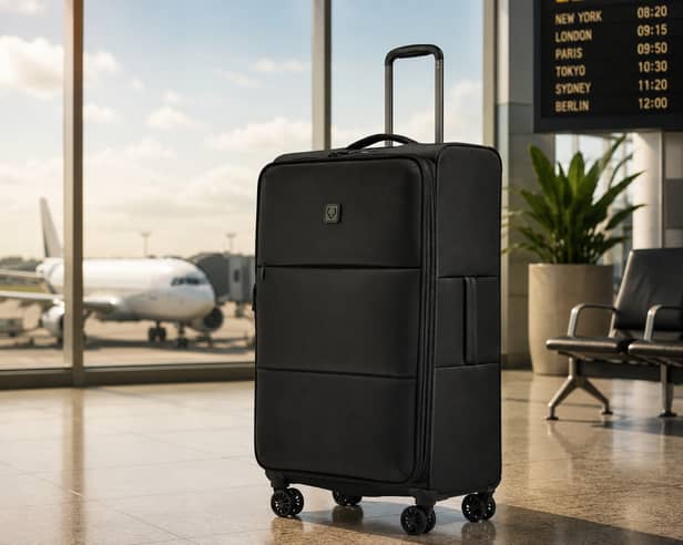 Antler’s Soft Stripe 2.0 large suitcase is designed to keep luggage weight low, giving travellers more room for the things they actually want to pack.