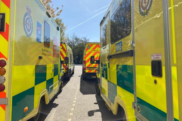 South Central Ambulance Service vehicles 