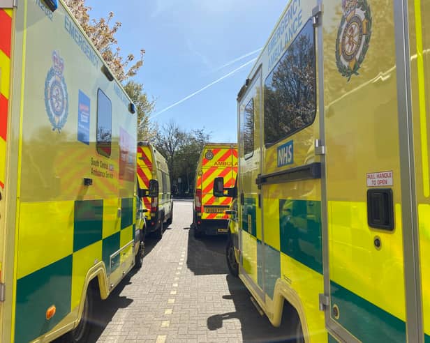 South Central Ambulance Service vehicles 