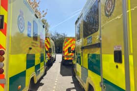 South Central Ambulance Service vehicles 