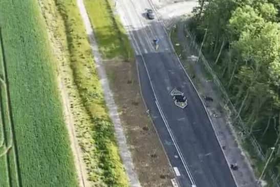 The A32 Wickham Road near the Welborne development