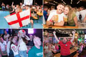 England-Panama at Staggeringly Good brewery in Fratton, Portsmouth