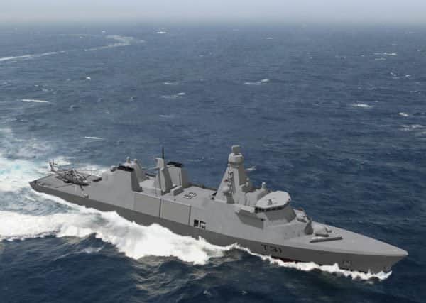 A concept picture of the Type 31 class of Royal Navy warship.  All five ships are planned to be in service with the Royal Navy by the early 2030s, but it appears that the Type 32 and Type 83 programme will be scrapped in the forthcoming Defence Investment Programme