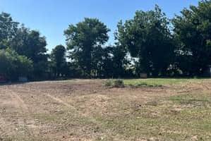 The field in Long Road, Soberton, after it was cleared of caravans and outbuildings by the South Downs National Park Authority