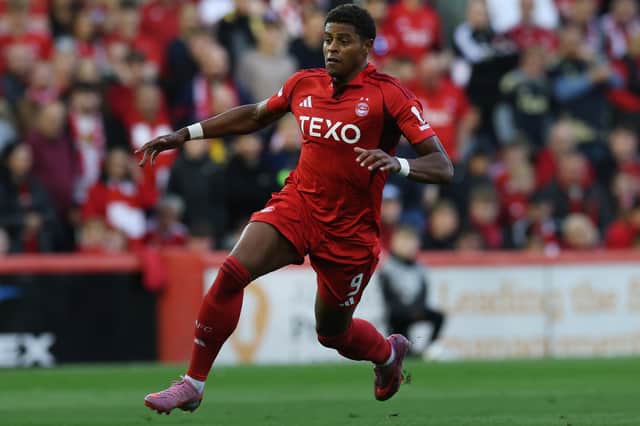 Kusini Yengi scored one goal in 10 appearances for Aberdeen last season
