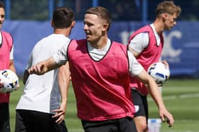 Pompey boss John Mousinho has been discussing Colby Bishop’s future.