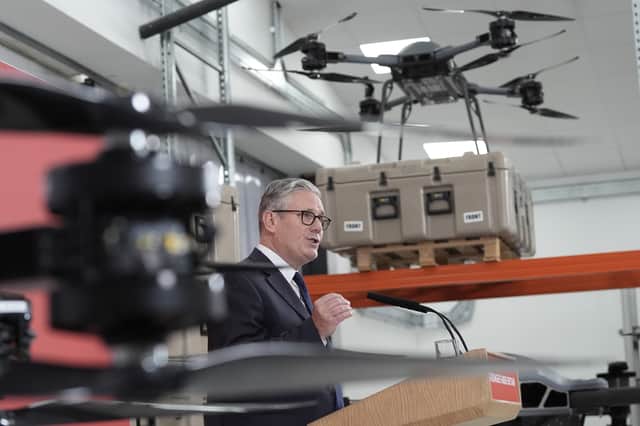 Prime Minister Sir Keir Starmer delivers a speech in Berkshire, following the publication of  long-delayed defence investment plan (Dip). Picture date: Tuesday June 30, 2026.