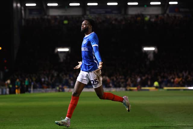 Abu Kamara netted 10 goals and collected 11 assists during his loan stay at Pompey in 2024.