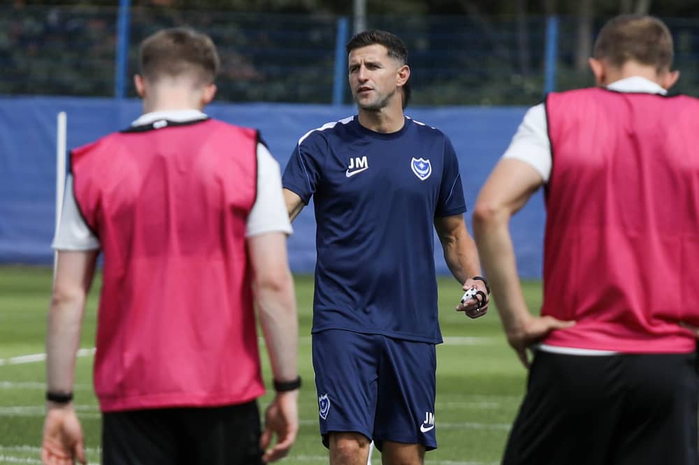 Pompey boss John Mousinho. Pic: Habibur Rahman