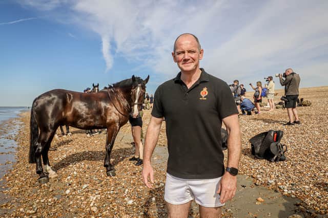 Pictured: Commanding Officer of the Household Mounted Cavalry Regiment, Lieutenant Colonel Benjamin McNeil.
