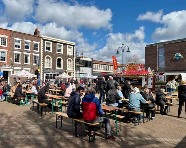A picture of the monthly market operated by Anchored in Gosport before the agreement with the council came to an end.