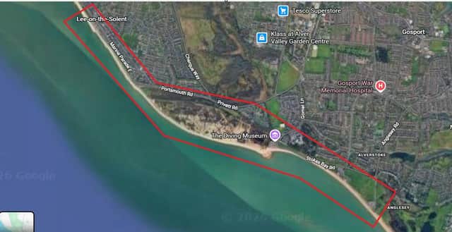 Dispersal order at Lee-on-the-Solent.