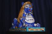 The Town Crier - The News' lion in the lion trail designed by Andrea Martin