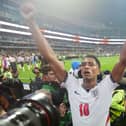England’s Jude Bellingham celebrates after the win over Mexico (Nick Potts/PA)