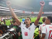 England’s Jude Bellingham celebrates after the win over Mexico (Nick Potts/PA)