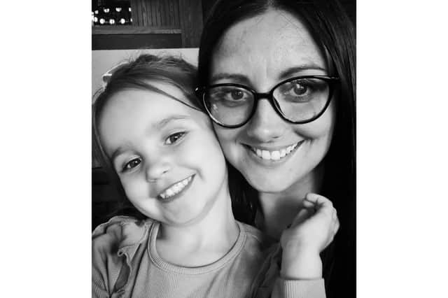 Aria Thorpe, with her stepmother Sophie Emmess. Aria was stabbed to death at a house in Weston-super-Mare. A teenage boy was cleared of murder and manslaughter