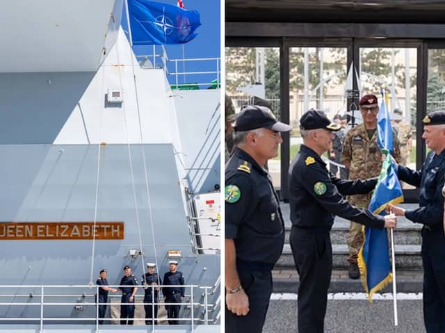 HMS Queen Elizabeth has been assigned to a new Nato role for the next 12 months.