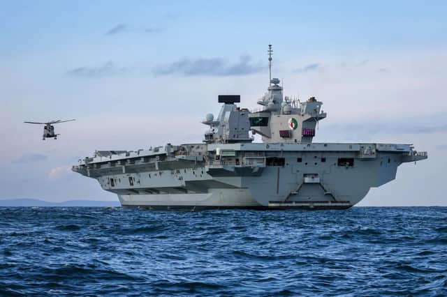 HMS Queen Elizabeth previously spent a length period on the side-lines in Rosyth.