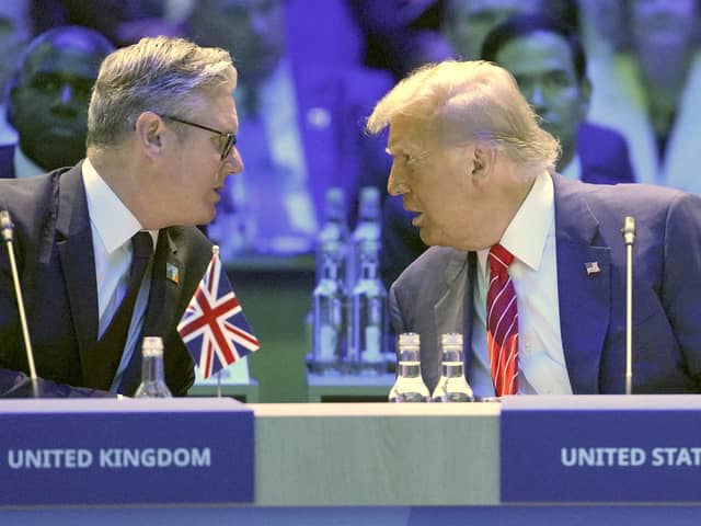 Sir Keir Starmer could face a row with Donald Trump over defence spending after the US president insisted Nato allies were still not spending enough (Kin Cheung/PA)