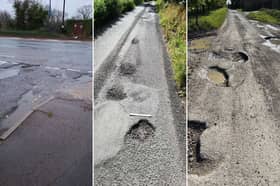 Potholes reported To Hampshire County Council via Fix My Street