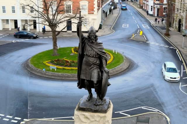 The King Alfred statue in Winchester