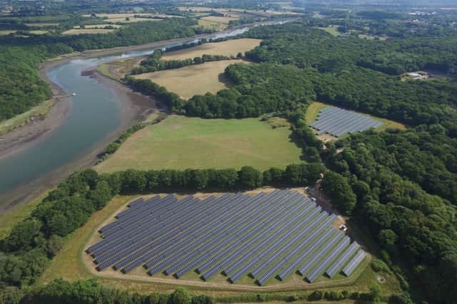Thousands of solar panels have been installed at Nats in Swanwick.