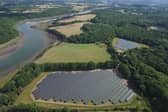 Thousands of solar panels have been installed at Nats in Swanwick.