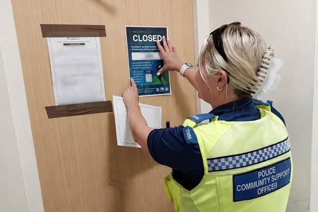 Police have put a closure order on an apartment where neighbours were subjected to anti-social behaviour.
