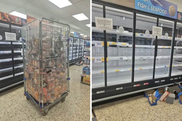 Fridges and freezers at the Tesco in Cosham High Street have broken down.