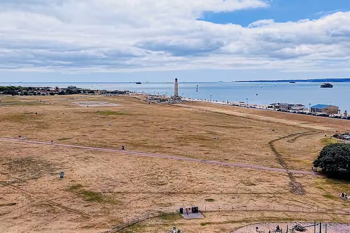 Grillen am Canoe Lake und in der Umgebung von Southsea Common wegen ...