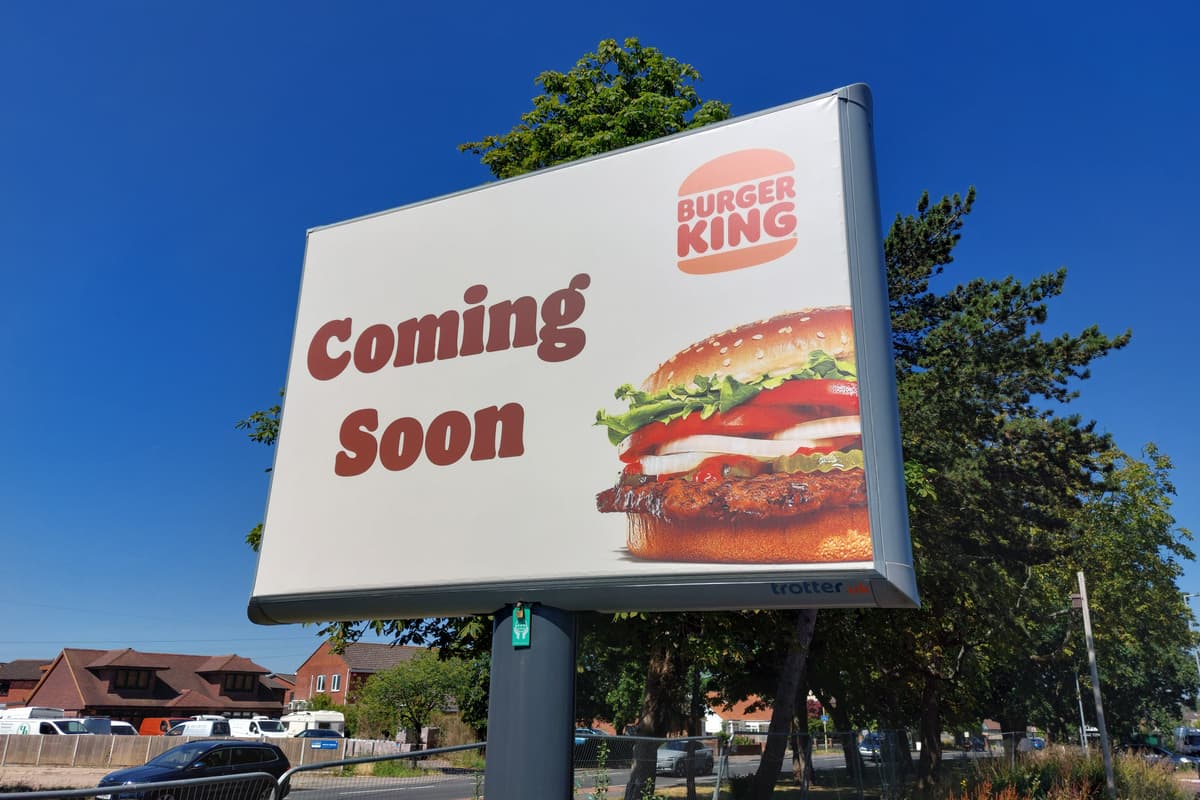 Aufregung über die Ankündigung eines neuen Burger King in Gosport