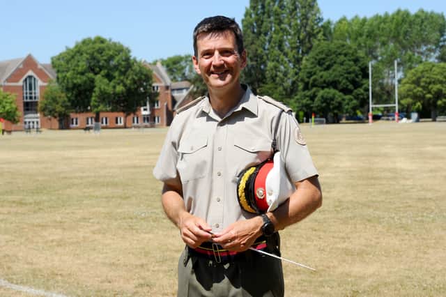 Pictured is: Lieutenant Colonel Huw Williams.