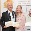 Bunches directors Dan and Dani Hoving celebrate winning the National People’s Choice Family Business of the Year Award, alongside one of the florist’s bestselling bouquets.