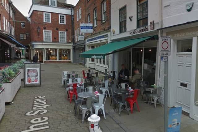 Cafe Monde in The Square, Winchester