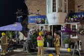 The fire spread to the Blue Bell Inn  in Emsworth at around 2am on Saturday, July 11.