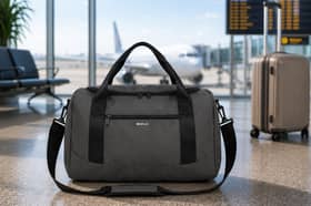 The ECOHUB cabin backpack is designed to fit Ryanair's free underseat allowance and is made using at least 50% recycled materials.