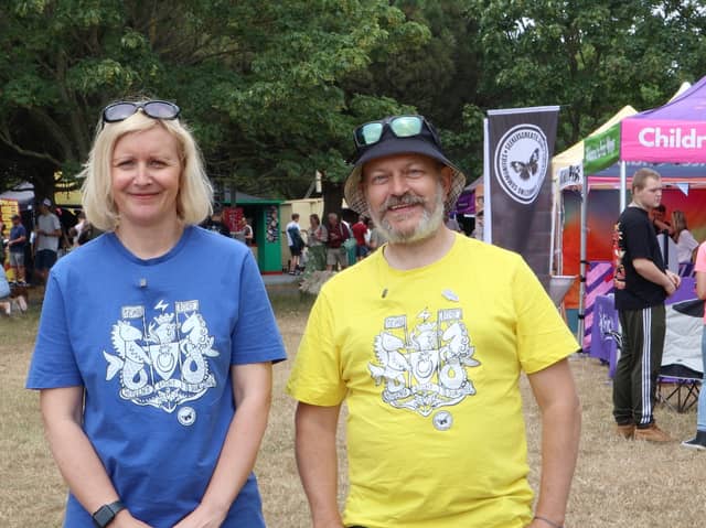 Clair Martin and Steve Baker