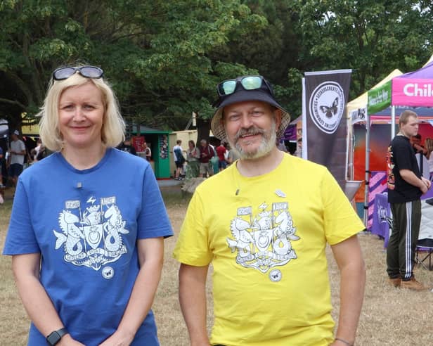 Clair Martin and Steve Baker