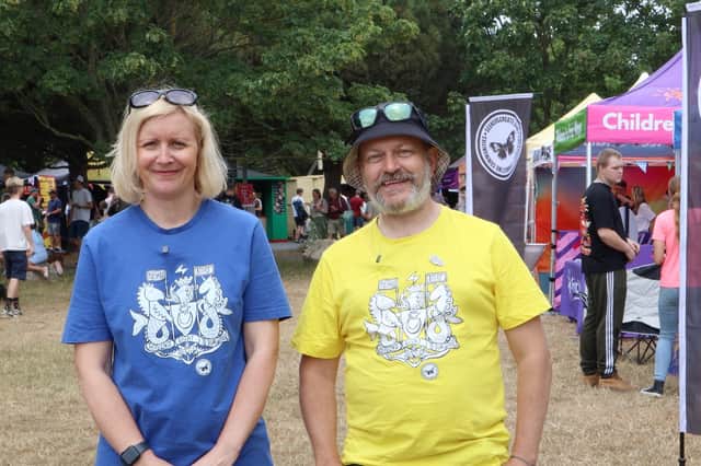 Clair Martin and Steve Baker