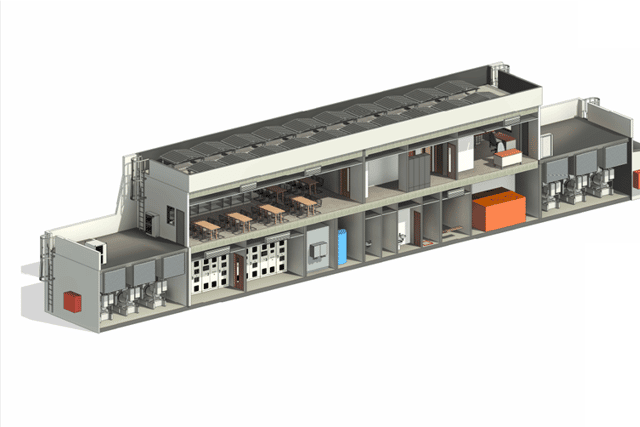 A new generator building is going to be built at the Upper Harbour Ammunitioning Facility, HMNB Portsmouth.