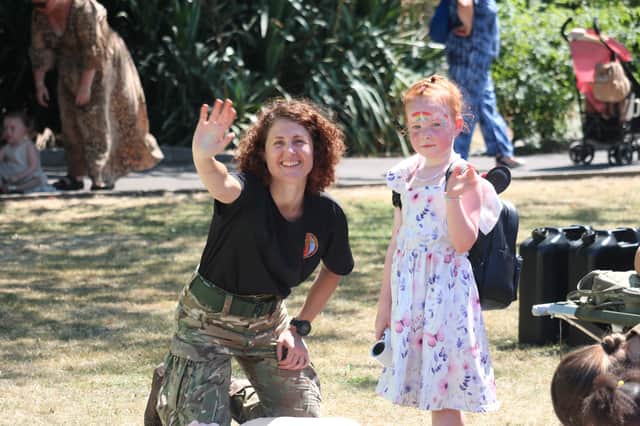 Royal Navy families day.