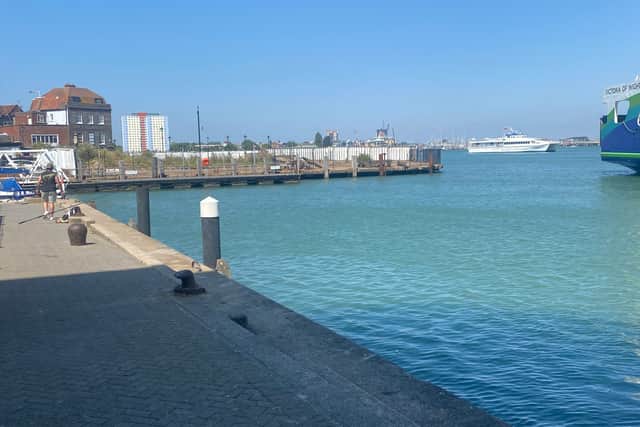A kayaker was swept under a pier in waters by the Camber, Old Portsmouth
