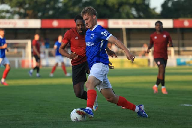 Thomas Waddingham. scored in last week’s opening friendly at Woking. Picture: Simon Roe/ProSportsImages