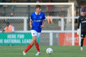 Pompey defender Hayden Matthews. Pic: Simon Roe/ProSportsImages