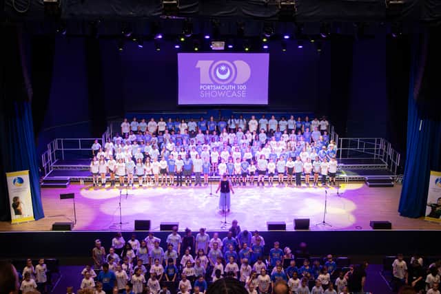 A performance at Portsmouth Guildhall on July 9, 2026 for Portsmouth100, organised by Portsmouth Music Service