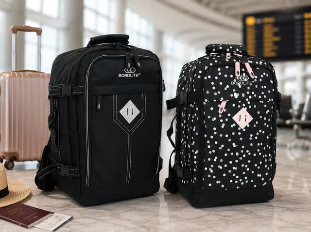The airline approved under seat cabin bag sold by GoGroopie is designed to fit beneath the seat on airlines including Ryanair, easyJet and British Airways.